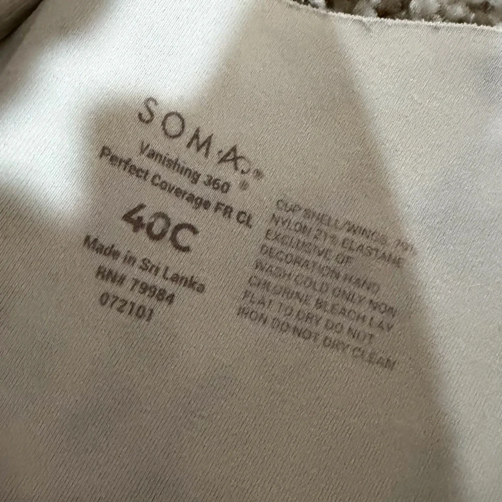 Soma Intimates Vanishing 360 Perfect Coverage Bra Leopard 40C front closure - Picture 2 of 2